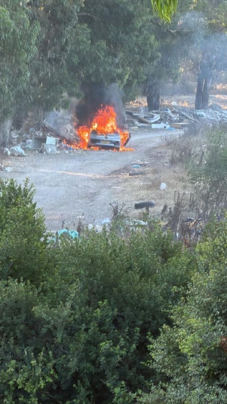הרכב שאותר שרוף סמוך לזירת הרצח בכאבול הבוקר